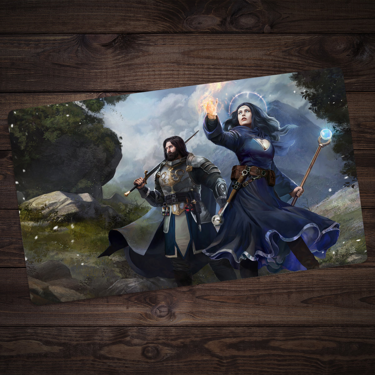 The Wanderers Playmat - Premium Playmat from Inked Gaming - Just $34.99! Shop now at Game Crave Tournament Store