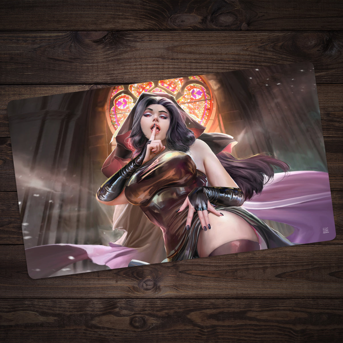 Warlock Sinner Playmat - Premium Playmat from Inked Gaming - Just $34.99! Shop now at Game Crave Tournament Store
