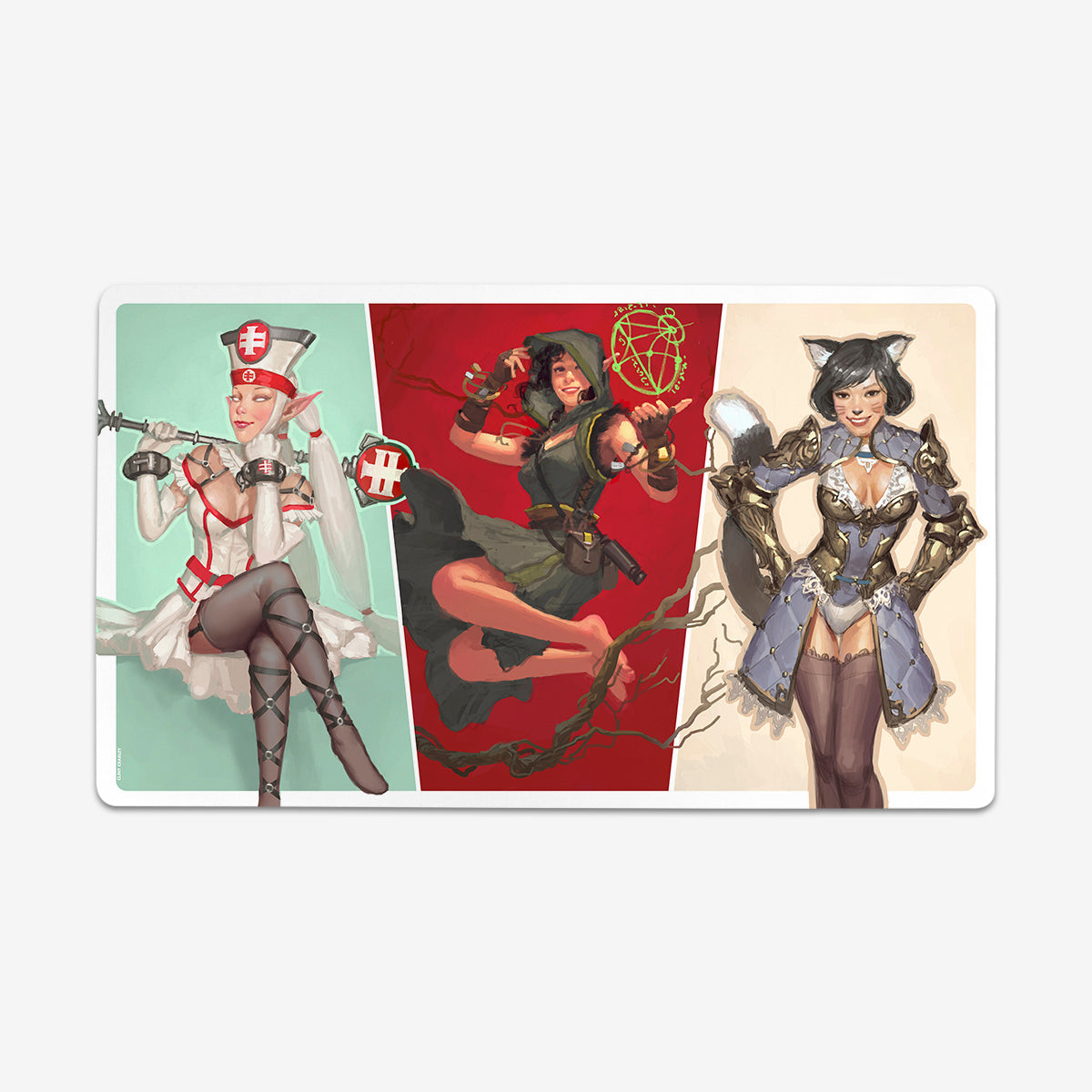 Trio Playmat - Premium Playmat from Inked Gaming - Just $34.99! Shop now at Game Crave Tournament Store