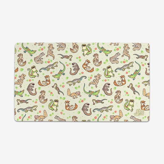 Spring Geckos Playmat - Premium Playmat from Inked Gaming - Just $34.99! Shop now at Game Crave Tournament Store