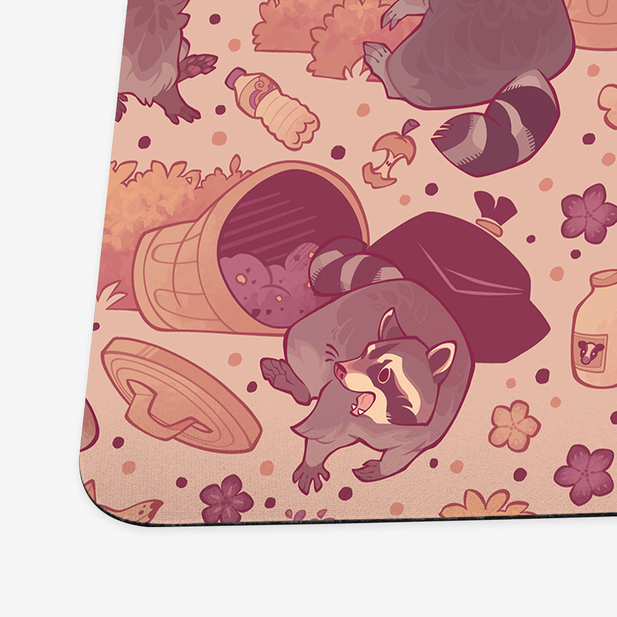 Trash Connoisseur Raccoons Playmat - Premium Playmat from Inked Gaming - Just $34.99! Shop now at Game Crave Tournament Store