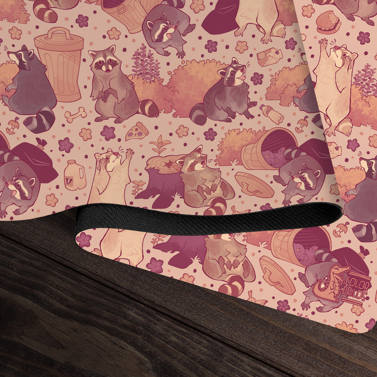 Trash Connoisseur Raccoons Playmat - Premium Playmat from Inked Gaming - Just $34.99! Shop now at Game Crave Tournament Store