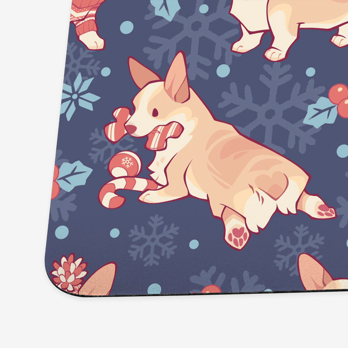 Winter Corgis Playmat - Premium Playmat from Inked Gaming - Just $34.99! Shop now at Game Crave Tournament Store