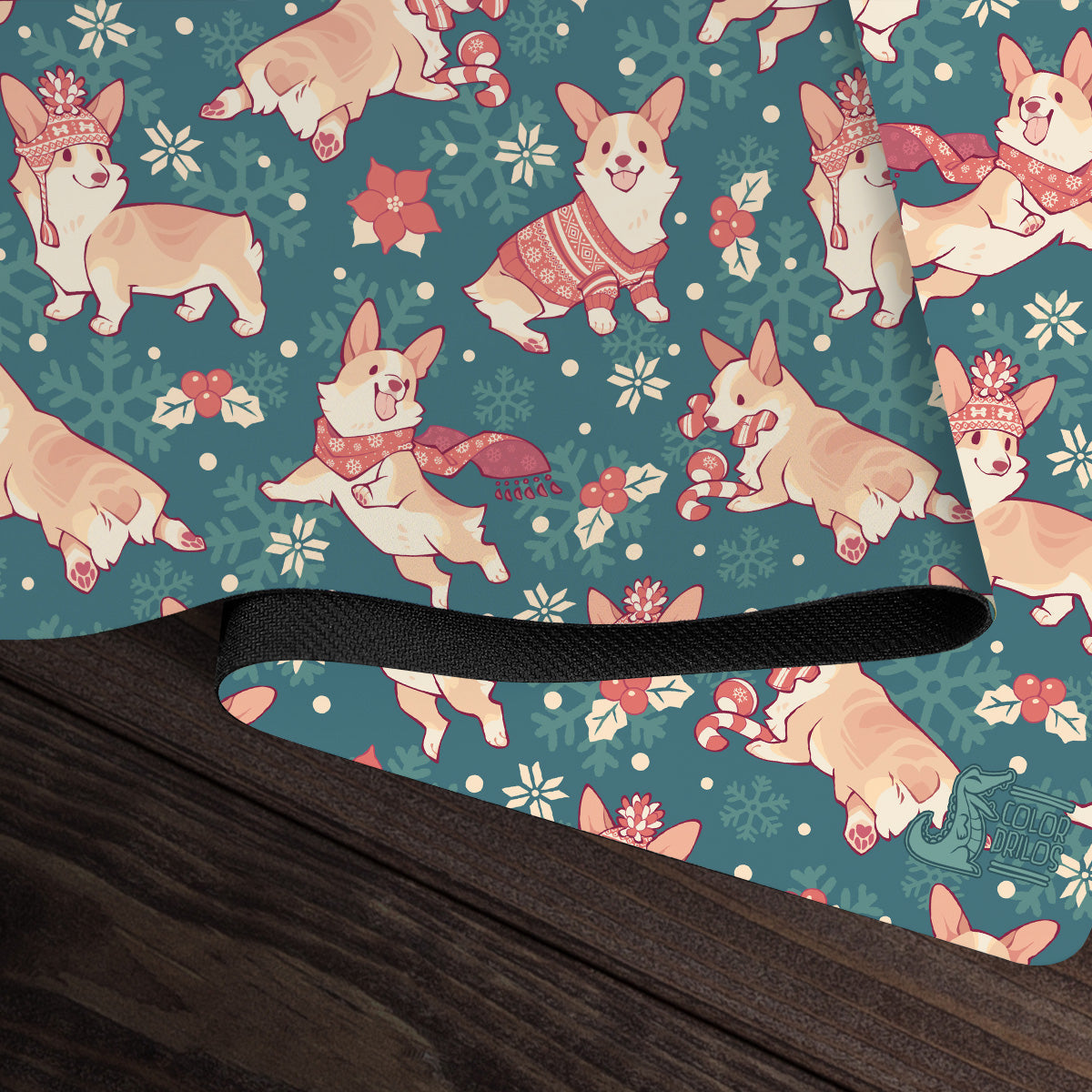 Winter Corgis Playmat - Premium Playmat from Inked Gaming - Just $34.99! Shop now at Game Crave Tournament Store