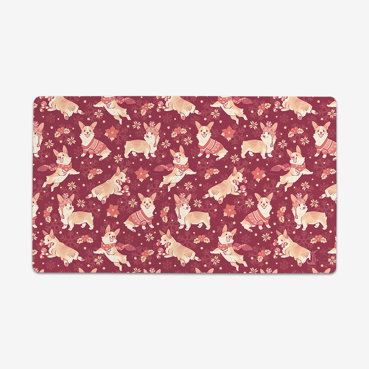 Winter Corgis Playmat - Premium Playmat from Inked Gaming - Just $34.99! Shop now at Game Crave Tournament Store