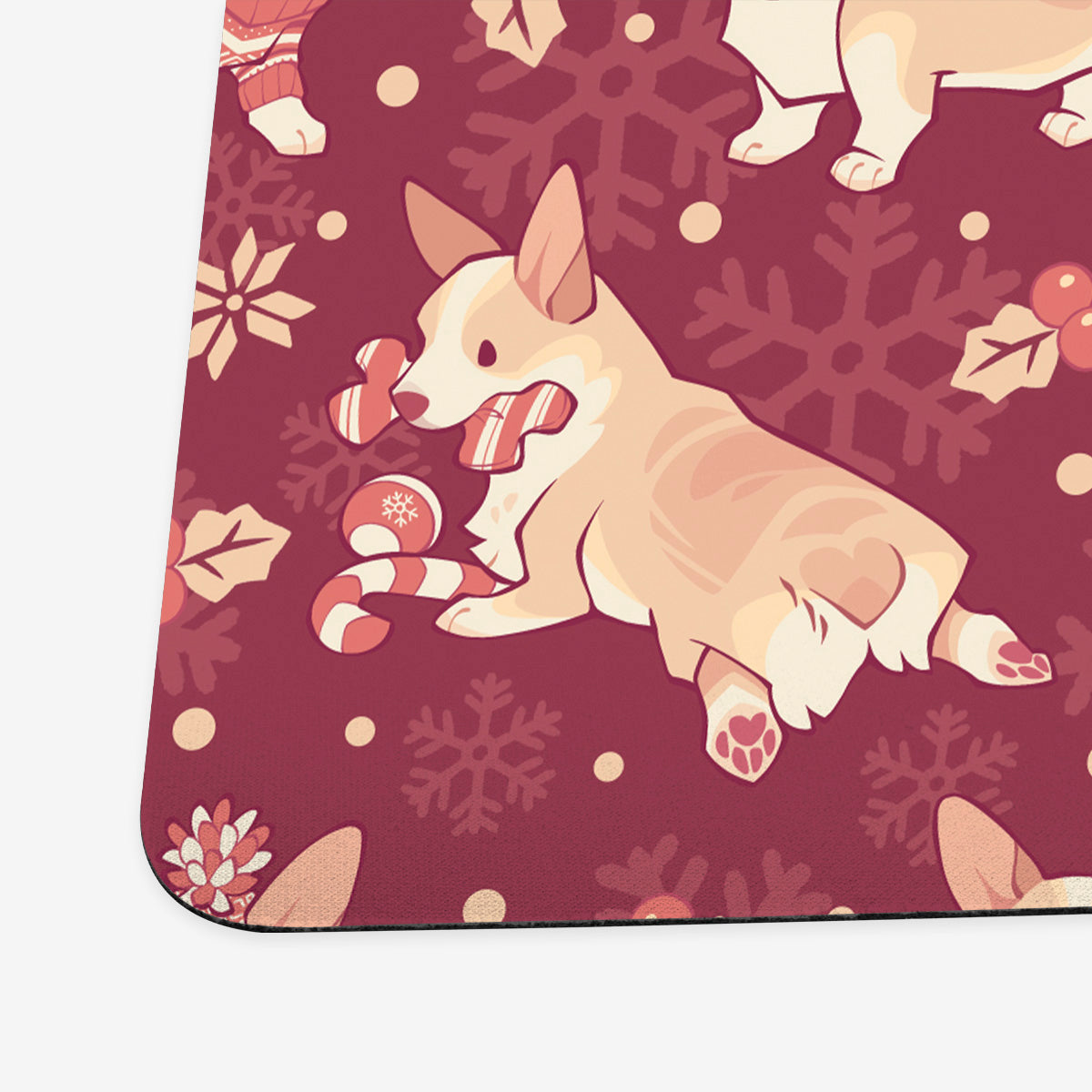 Winter Corgis Playmat - Premium Playmat from Inked Gaming - Just $34.99! Shop now at Game Crave Tournament Store