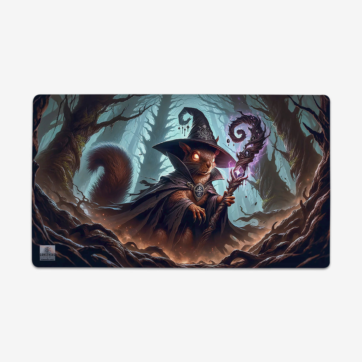 Squirrel Wizard Playmat - Premium Playmat from Inked Gaming - Just $34.99! Shop now at Game Crave Tournament Store