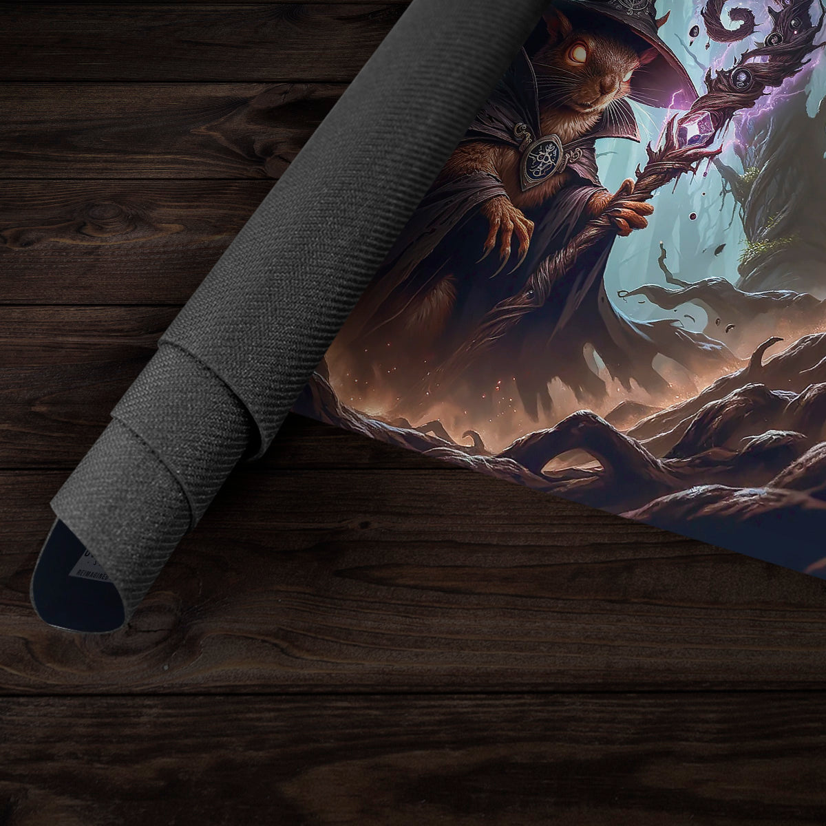 Squirrel Wizard Playmat - Premium Playmat from Inked Gaming - Just $34.99! Shop now at Game Crave Tournament Store
