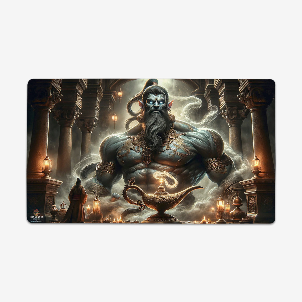 The Genie In The Lamp Playmat - Premium Playmat from Inked Gaming - Just $34.99! Shop now at Game Crave Tournament Store