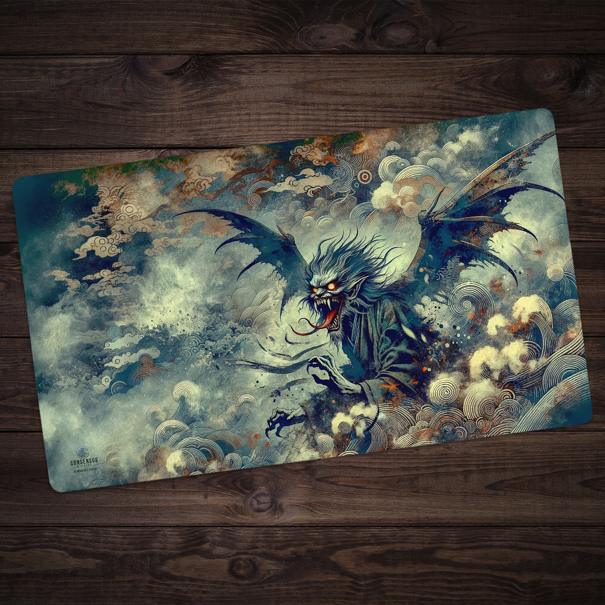 Vampire Demon Playmat - Premium Playmat from Inked Gaming - Just $34.99! Shop now at Game Crave Tournament Store