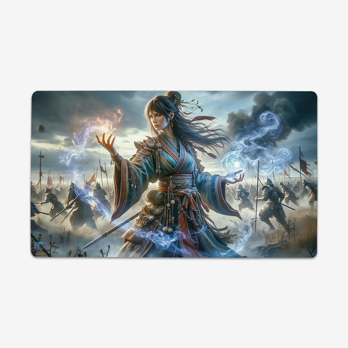 Warrior Sorceress Playmat - Premium Playmat from Inked Gaming - Just $34.99! Shop now at Game Crave Tournament Store