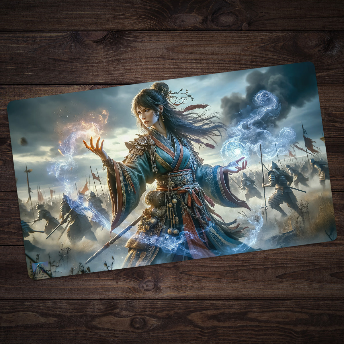 Warrior Sorceress Playmat - Premium Playmat from Inked Gaming - Just $34.99! Shop now at Game Crave Tournament Store