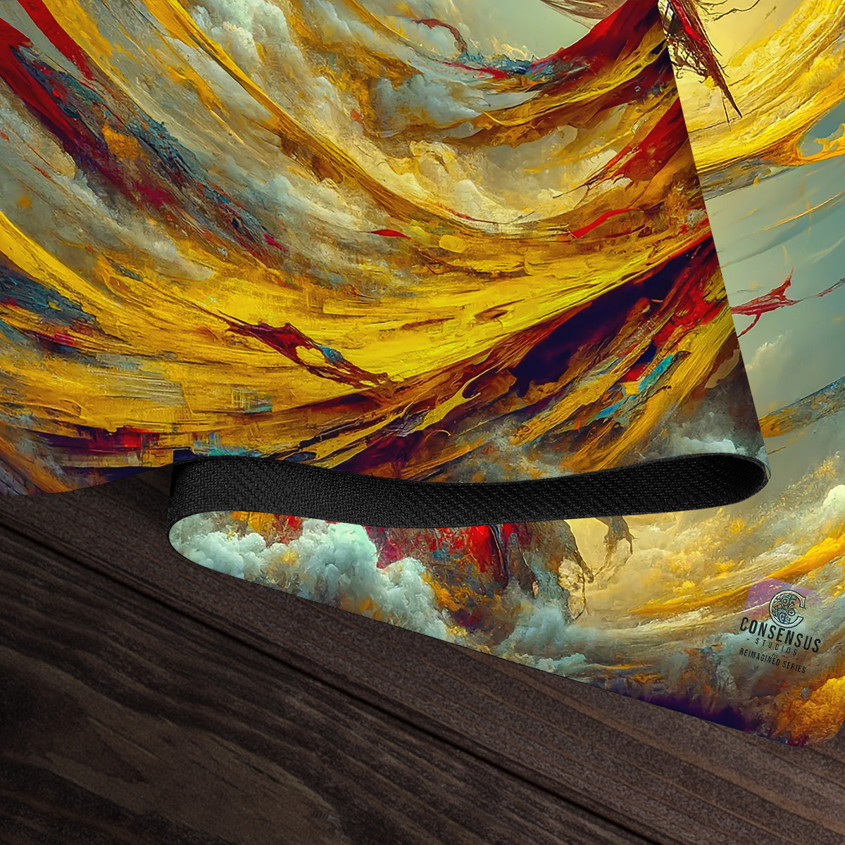 Yellow Zombie Mage Playmat - Premium Playmat from Inked Gaming - Just $34.99! Shop now at Game Crave Tournament Store