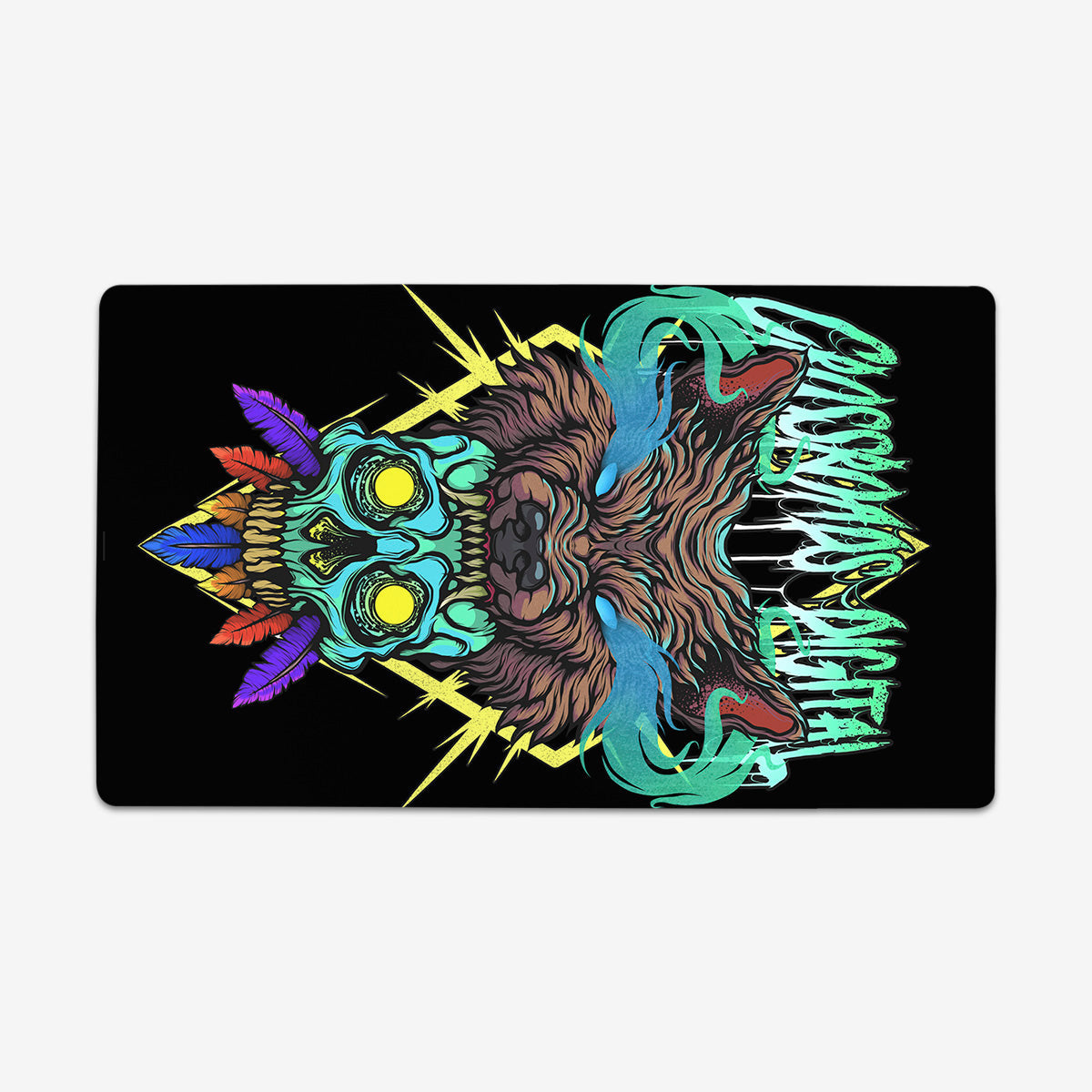 Wolf's Prey Playmat - Premium Playmat from Inked Gaming - Just $34.99! Shop now at Game Crave Tournament Store