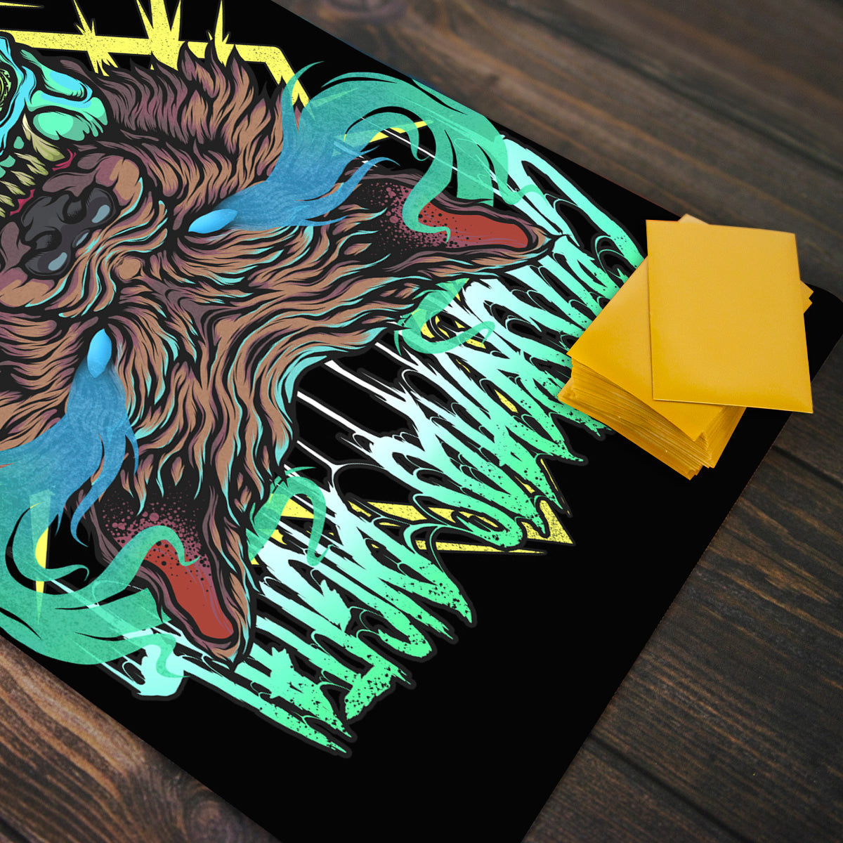 Wolf's Prey Playmat - Premium Playmat from Inked Gaming - Just $34.99! Shop now at Game Crave Tournament Store