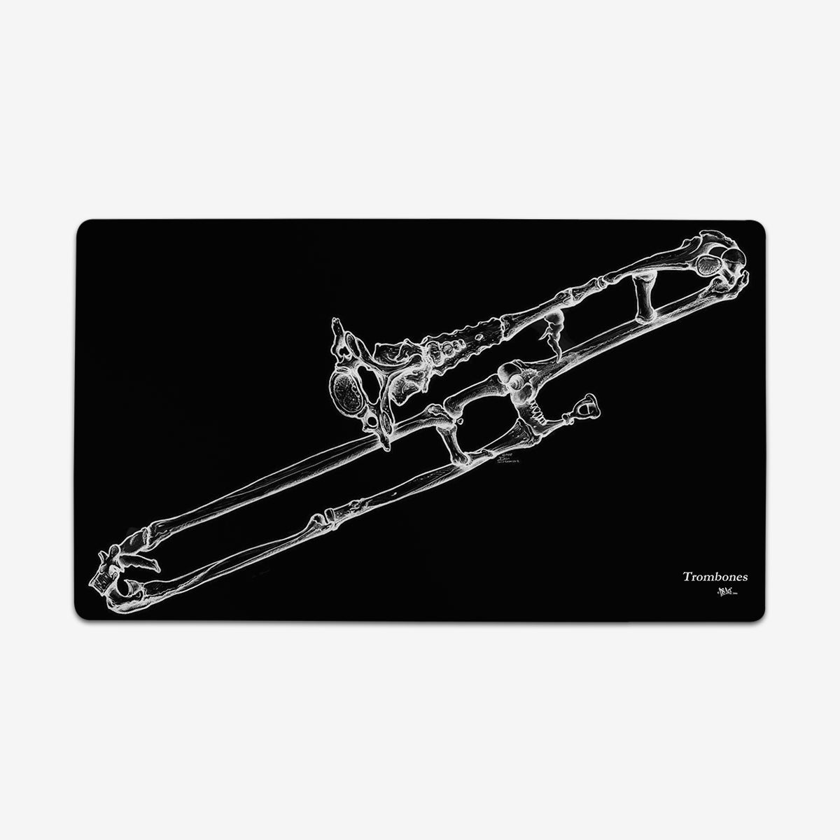 Trombones Playmat - Premium Playmat from Inked Gaming - Just $34.99! Shop now at Game Crave Tournament Store
