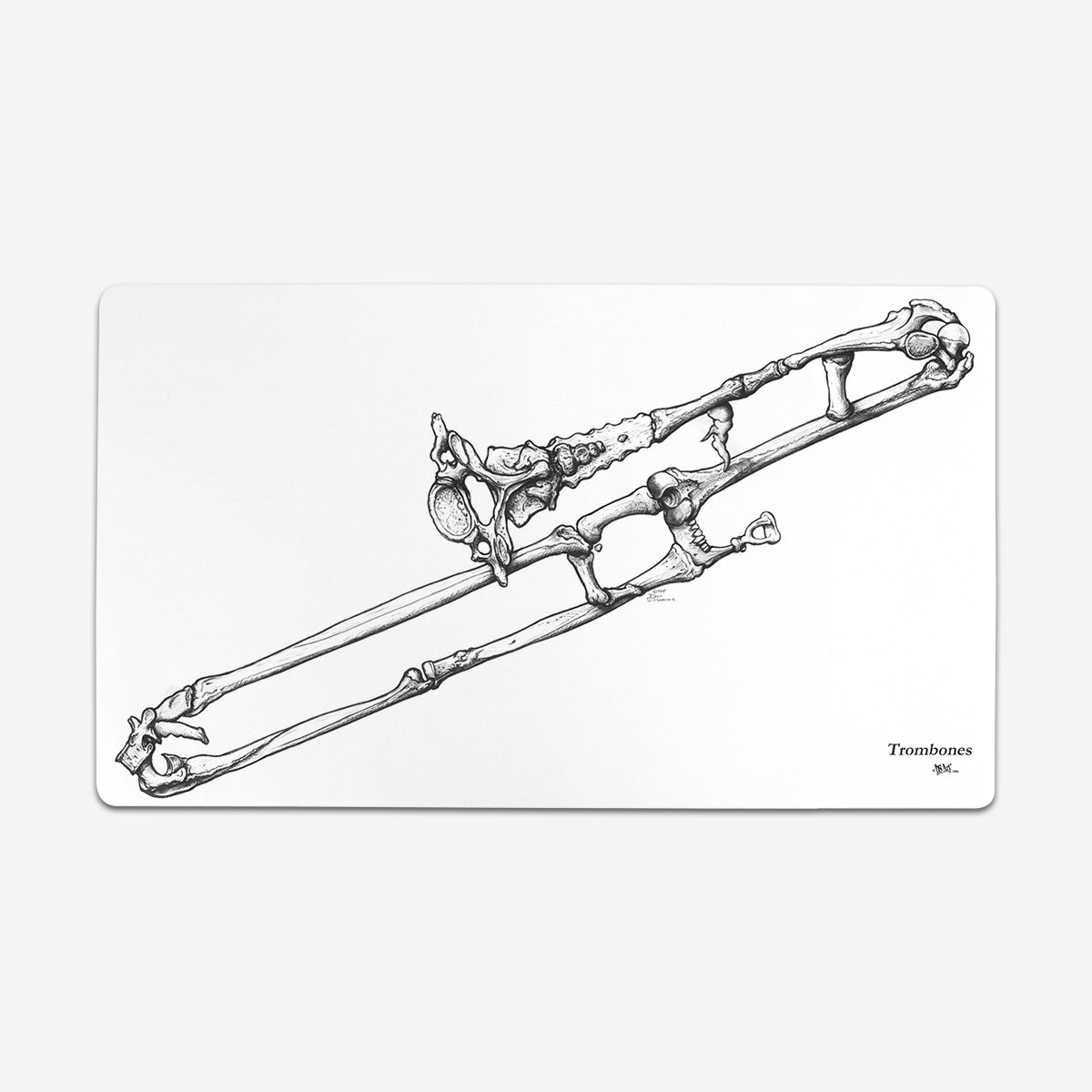 Trombones Playmat - Premium Playmat from Inked Gaming - Just $34.99! Shop now at Game Crave Tournament Store