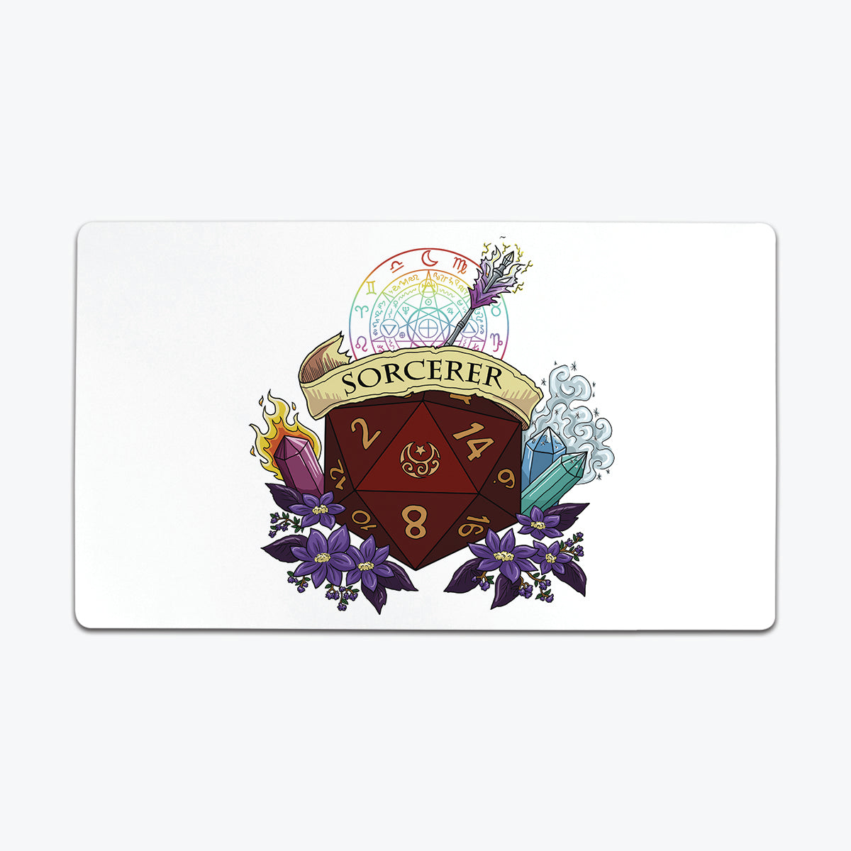 Sorcerer D20 Playmat - Premium Playmat from Inked Gaming - Just $34.99! Shop now at Game Crave Tournament Store
