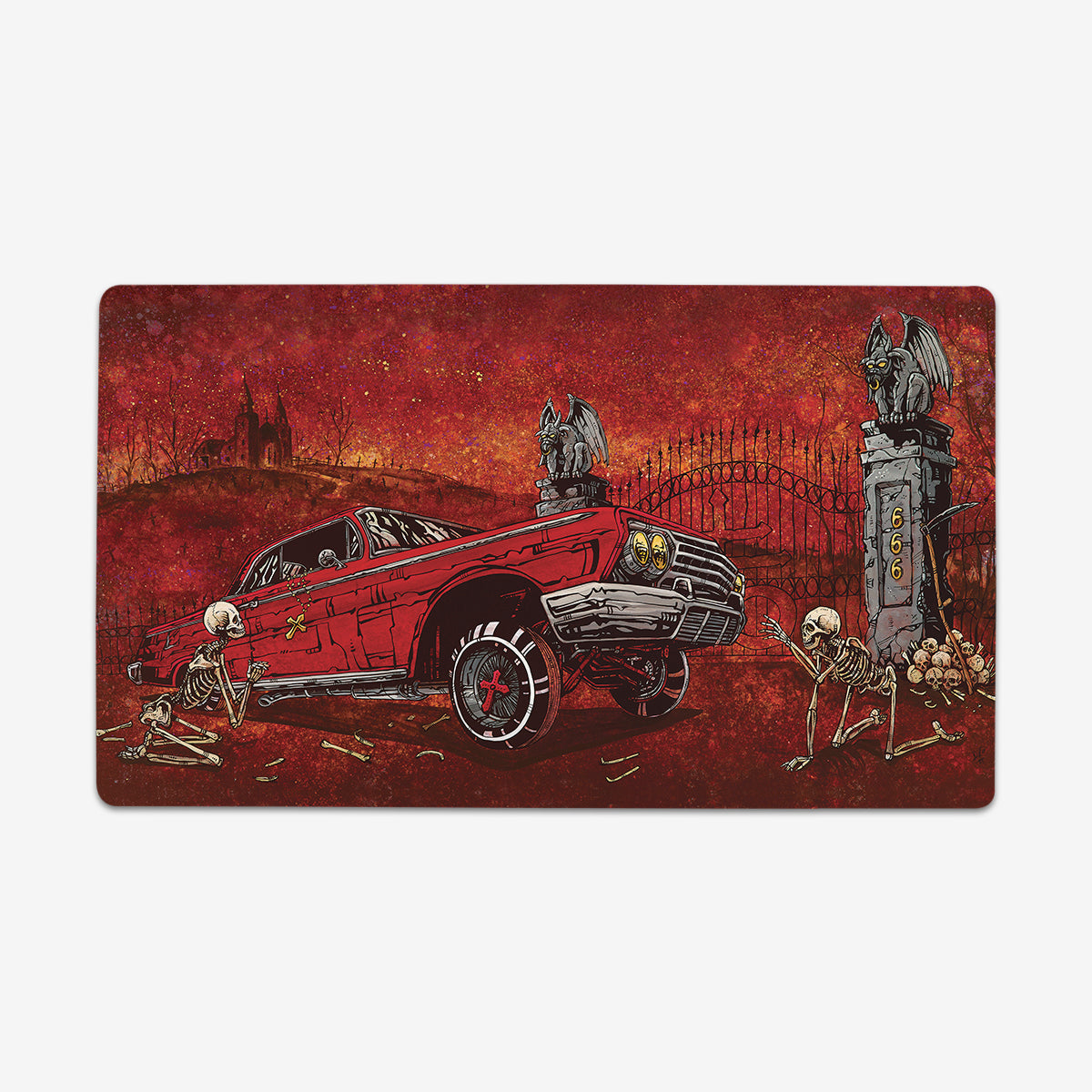 Slammed And Damned Playmat - Premium Playmat from Inked Gaming - Just $34.99! Shop now at Game Crave Tournament Store