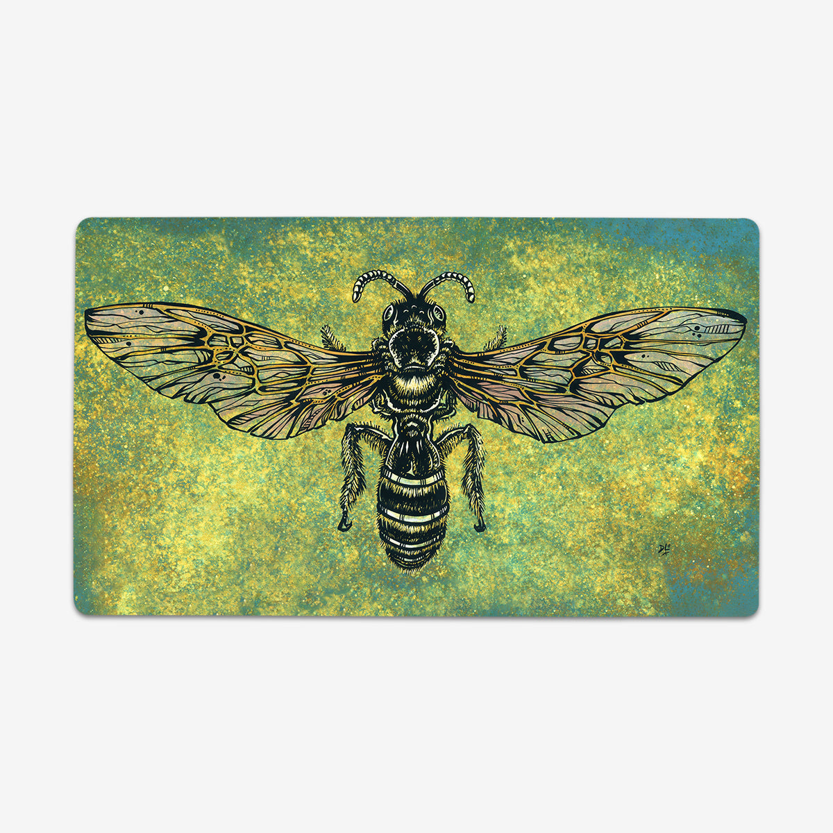 The Bee Playmat - Premium Playmat from Inked Gaming - Just $34.99! Shop now at Game Crave Tournament Store
