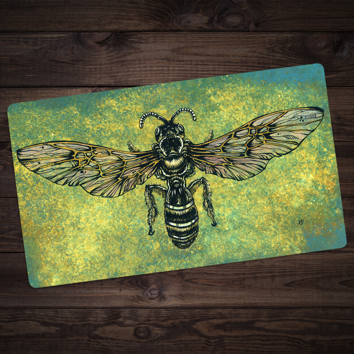 The Bee Playmat - Premium Playmat from Inked Gaming - Just $34.99! Shop now at Game Crave Tournament Store