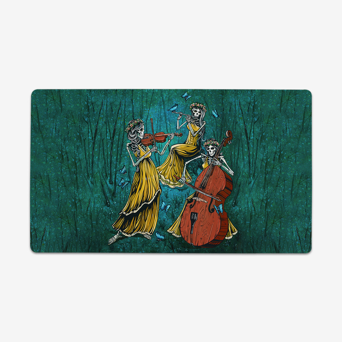 The Three Playmat - Premium Playmat from Inked Gaming - Just $34.99! Shop now at Game Crave Tournament Store
