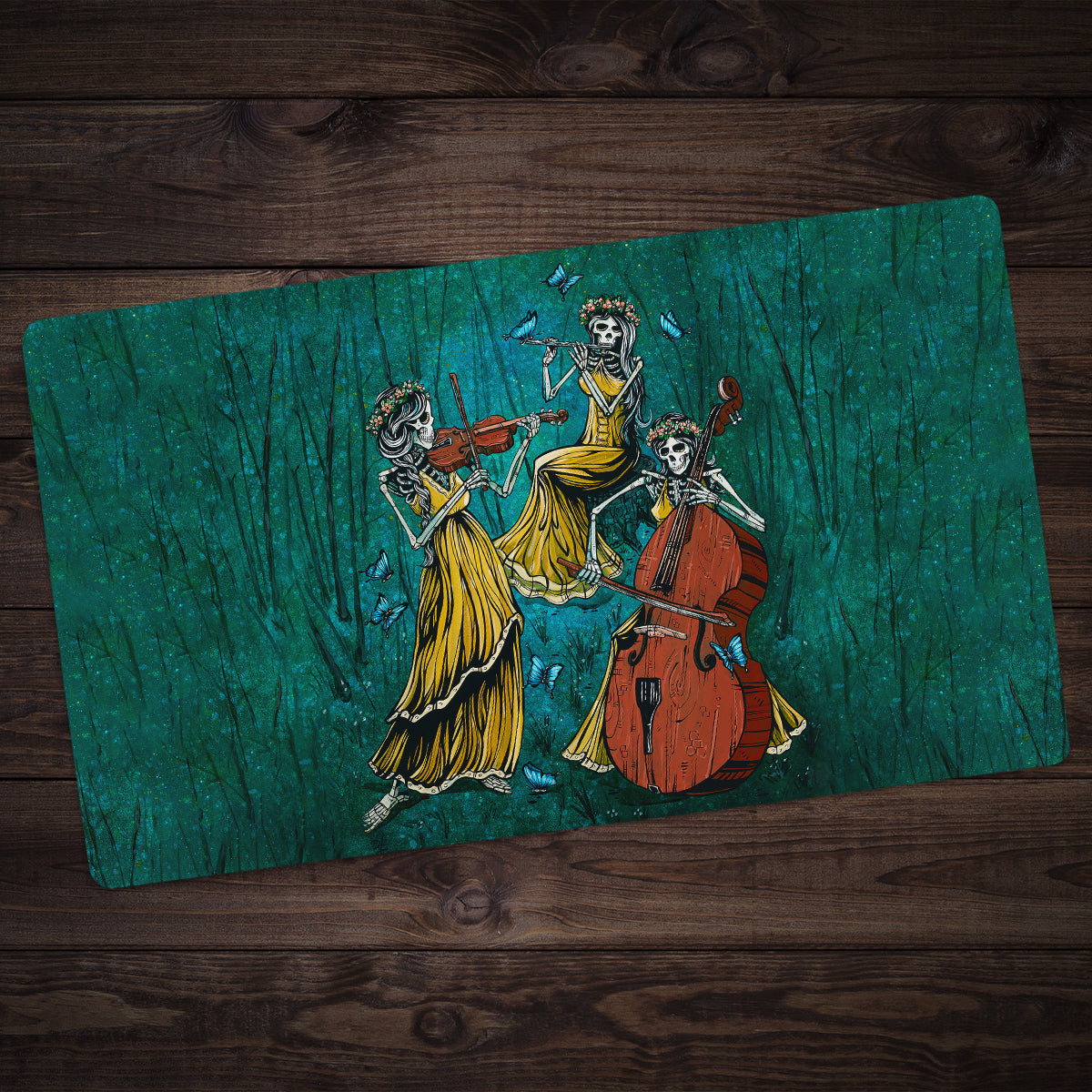 The Three Playmat - Premium Playmat from Inked Gaming - Just $34.99! Shop now at Game Crave Tournament Store