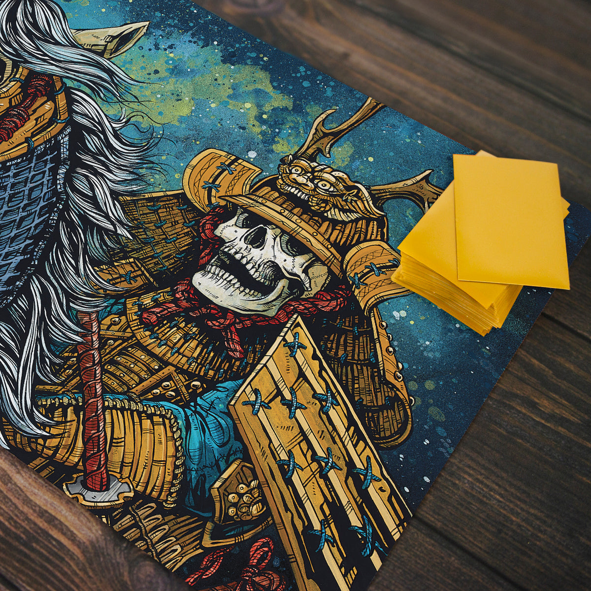 The Way of the Warrior Playmat - Premium Playmat from Inked Gaming - Just $34.99! Shop now at Game Crave Tournament Store