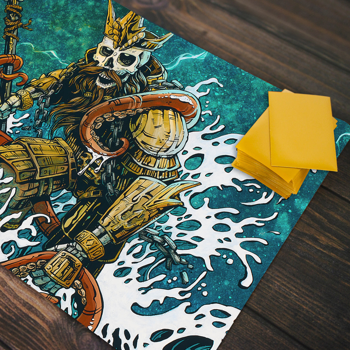 Treacherous Waters Playmat - Premium Playmat from Inked Gaming - Just $34.99! Shop now at Game Crave Tournament Store