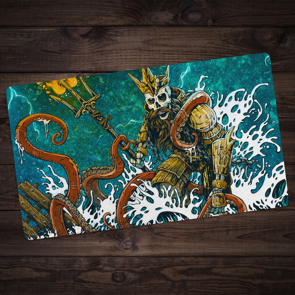 Treacherous Waters Playmat - Premium Playmat from Inked Gaming - Just $34.99! Shop now at Game Crave Tournament Store