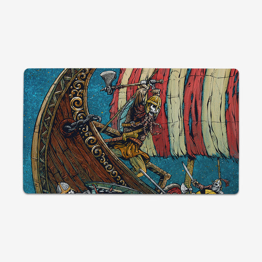 Viking Raid Playmat - Premium Playmat from Inked Gaming - Just $34.99! Shop now at Game Crave Tournament Store