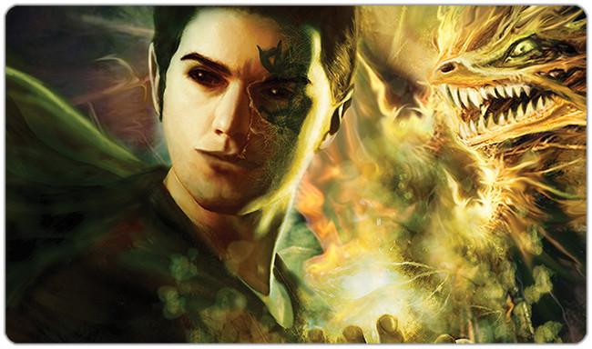 Wizard & Dragon Playmat - Premium Playmat from Inked Gaming - Just $34.99! Shop now at Game Crave Tournament Store