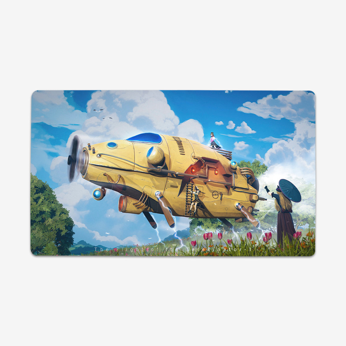 The Flight Of Telekinator Playmat - Premium Playmat from Inked Gaming - Just $34.99! Shop now at Game Crave Tournament Store