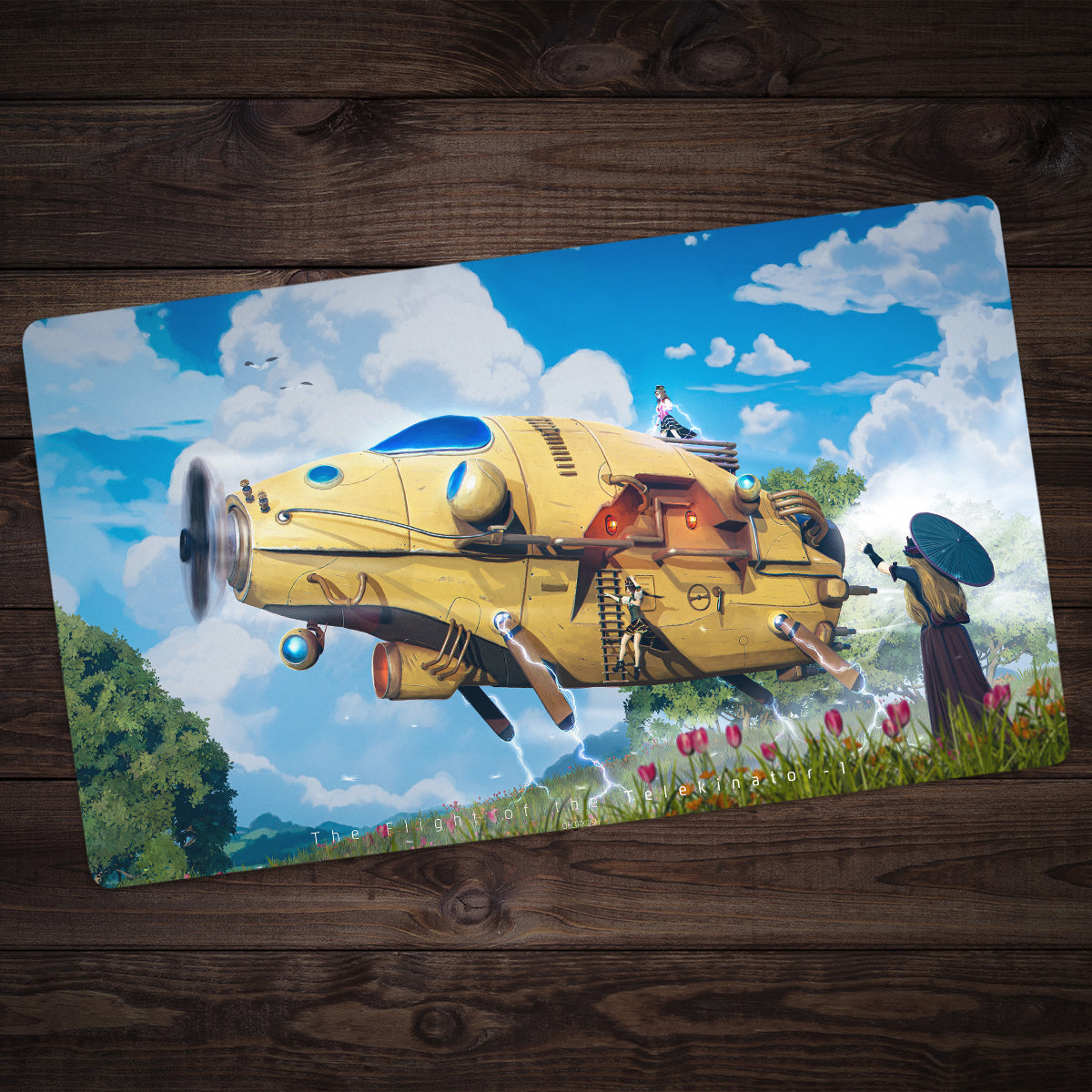 The Flight Of Telekinator Playmat - Premium Playmat from Inked Gaming - Just $34.99! Shop now at Game Crave Tournament Store