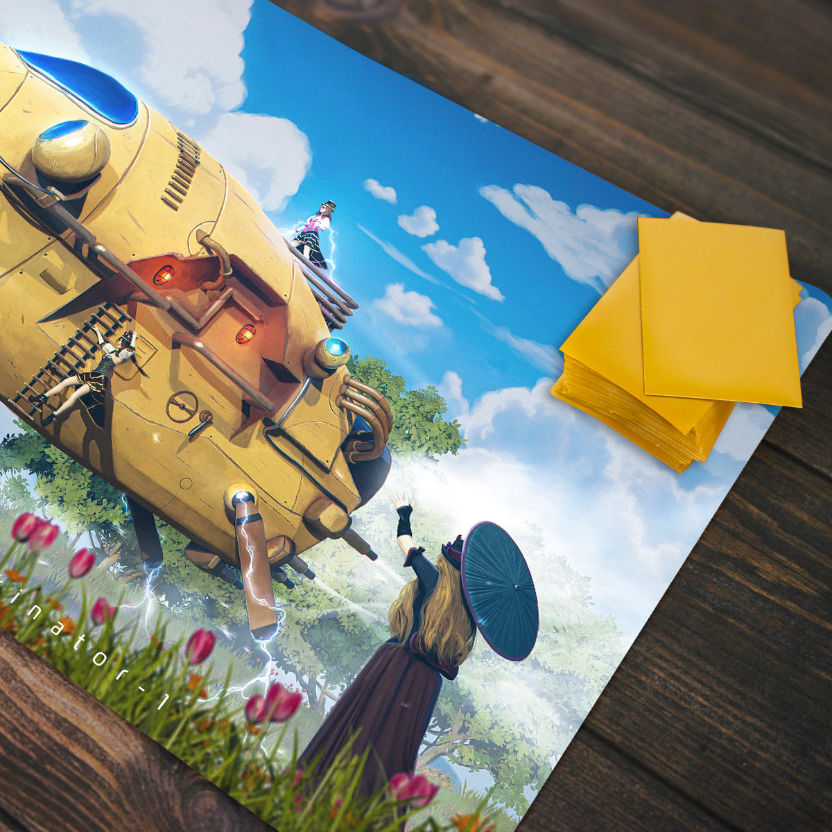 The Flight Of Telekinator Playmat - Premium Playmat from Inked Gaming - Just $34.99! Shop now at Game Crave Tournament Store
