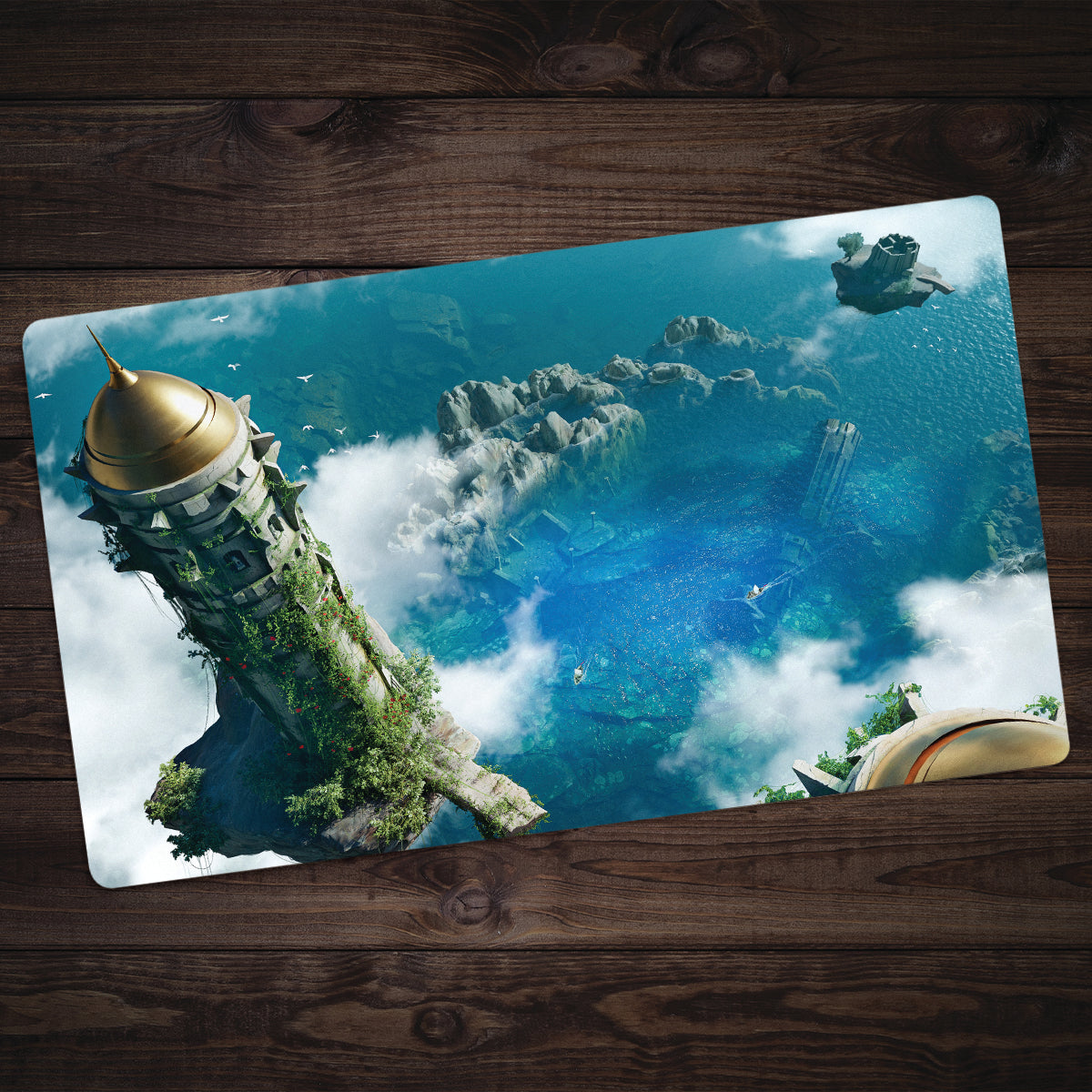The Forgotten Towers Playmat - Premium Playmat from Inked Gaming - Just $34.99! Shop now at Game Crave Tournament Store