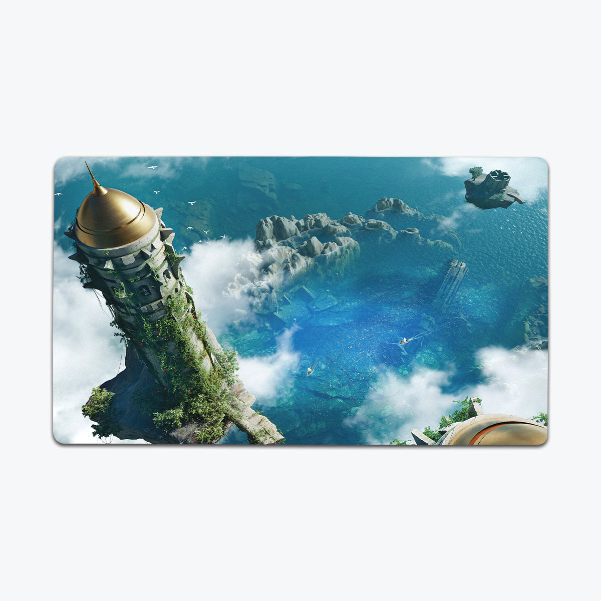 The Forgotten Towers Playmat - Premium Playmat from Inked Gaming - Just $34.99! Shop now at Game Crave Tournament Store