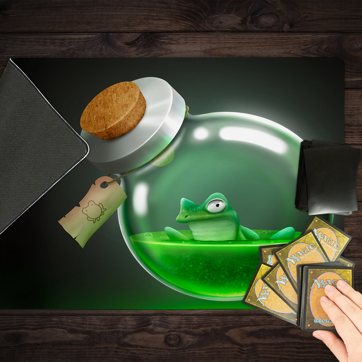 The Frog Potion Playmat - Premium Playmat from Inked Gaming - Just $34.99! Shop now at Game Crave Tournament Store