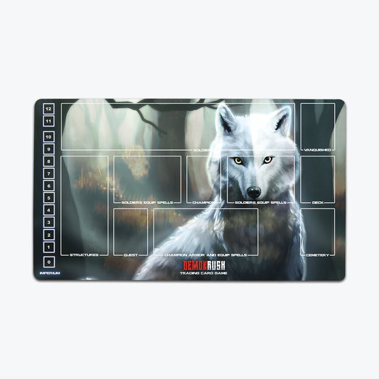 Spirit Wolf Playmat - Premium Playmat from Inked Gaming - Just $34.99! Shop now at Game Crave Tournament Store
