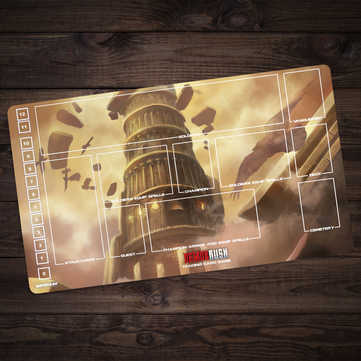 Tower of Babel Playmat - Premium Playmat from Inked Gaming - Just $34.99! Shop now at Game Crave Tournament Store
