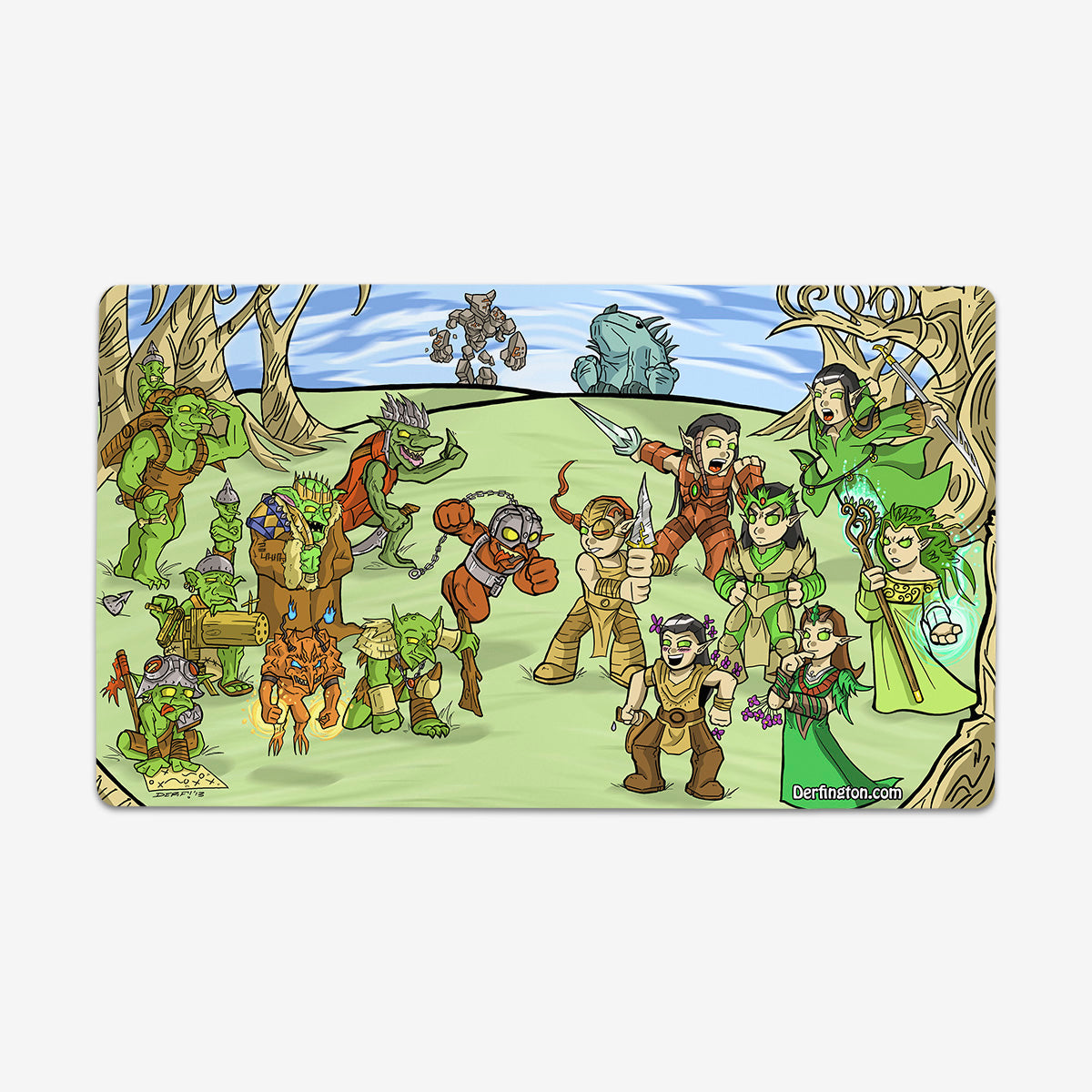 The Eternal Rivalry Playmat - Premium Playmat from Inked Gaming - Just $34.99! Shop now at Game Crave Tournament Store