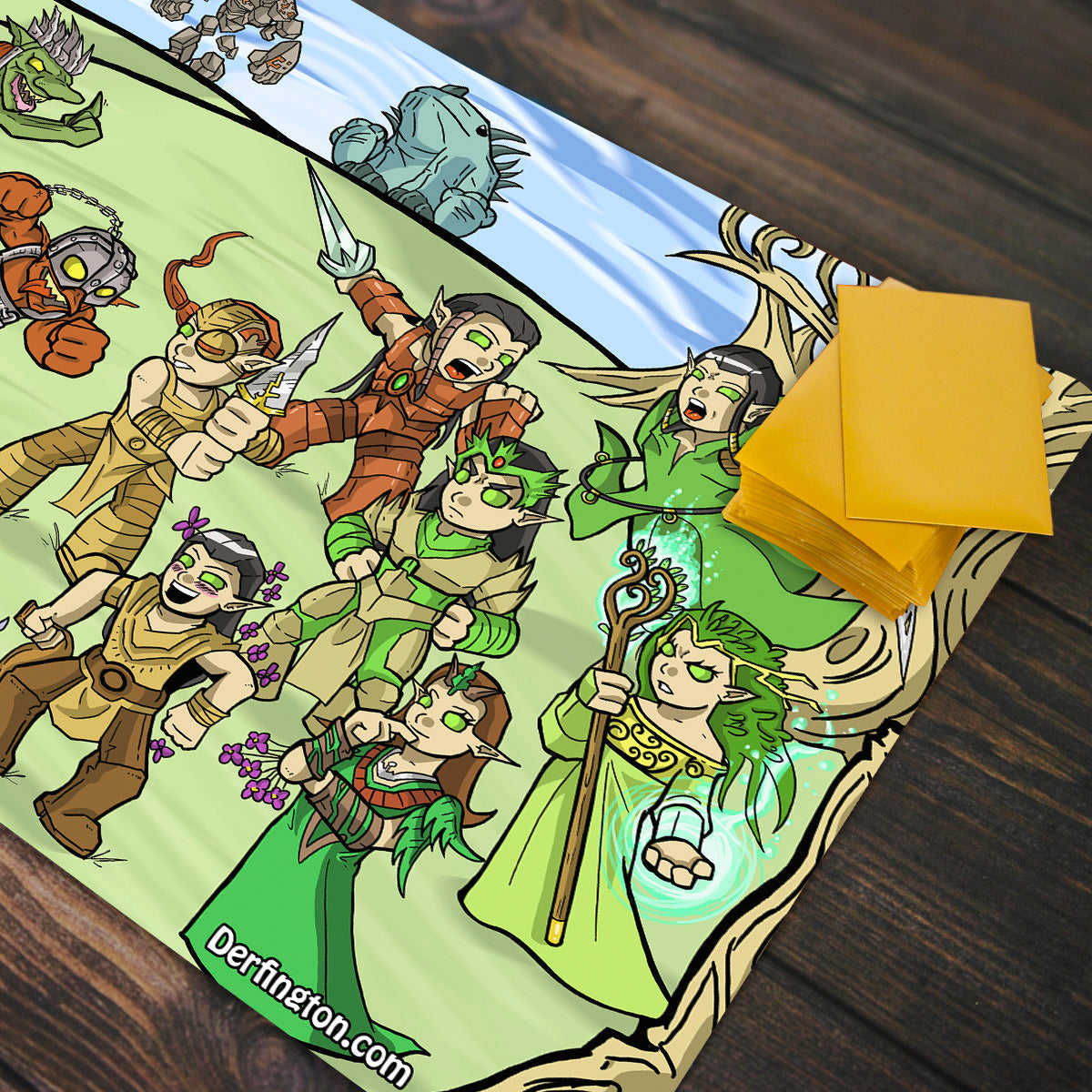 The Eternal Rivalry Playmat - Premium Playmat from Inked Gaming - Just $34.99! Shop now at Game Crave Tournament Store