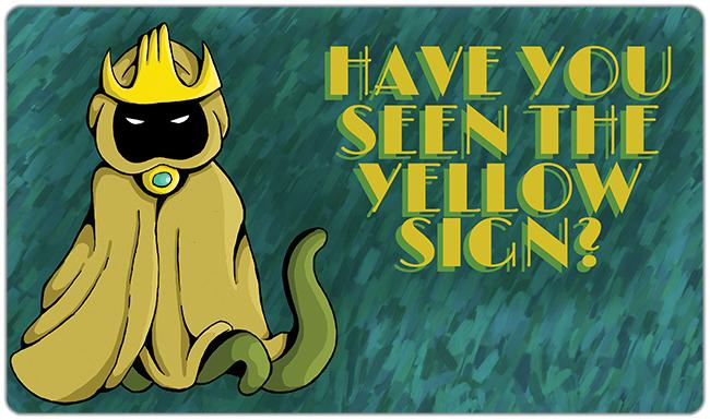 The King in Yellow Playmat - Premium Playmat from Inked Gaming - Just $34.99! Shop now at Game Crave Tournament Store
