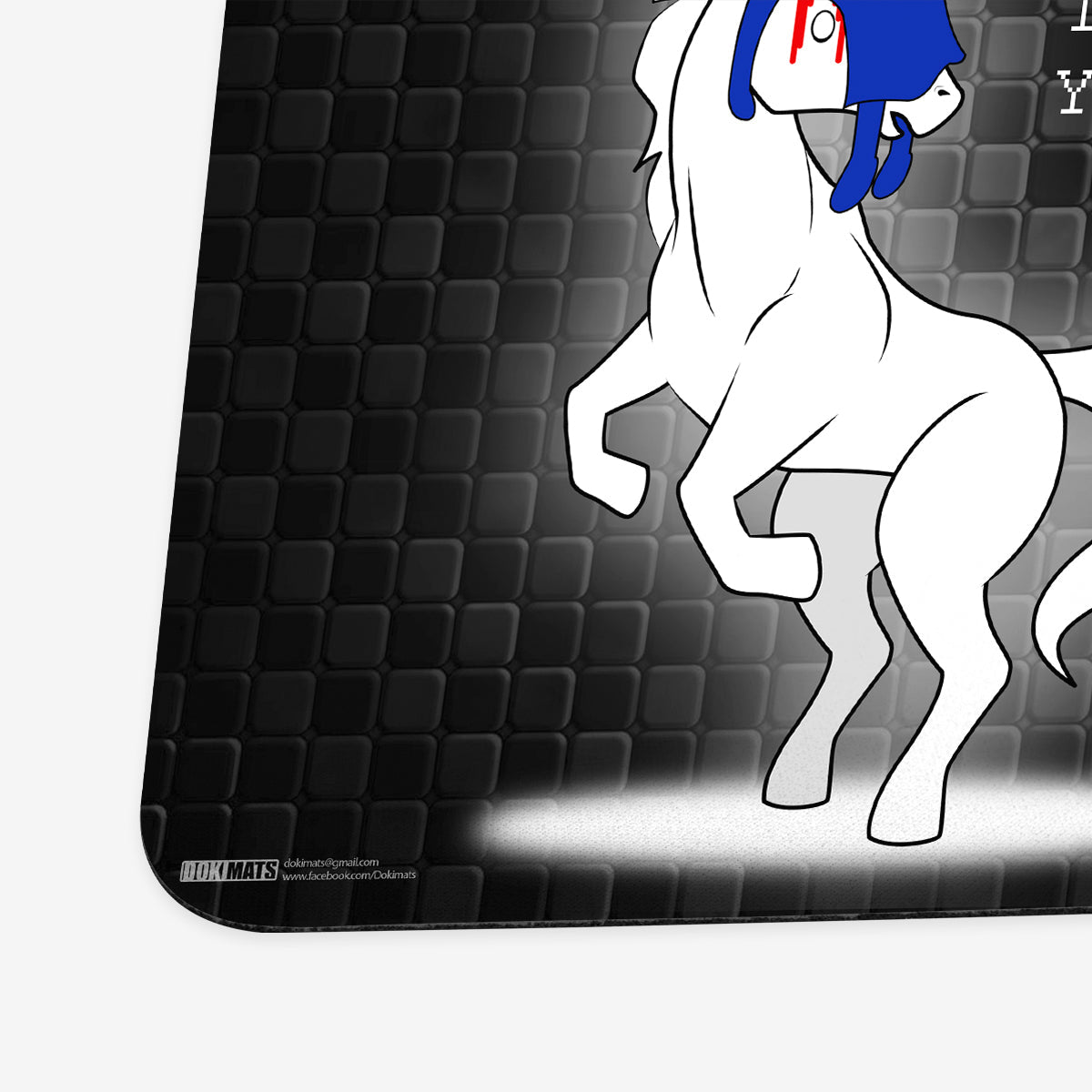 YASD - White Unicorn Butts Playmat - Premium Playmat from Inked Gaming - Just $34.99! Shop now at Game Crave Tournament Store