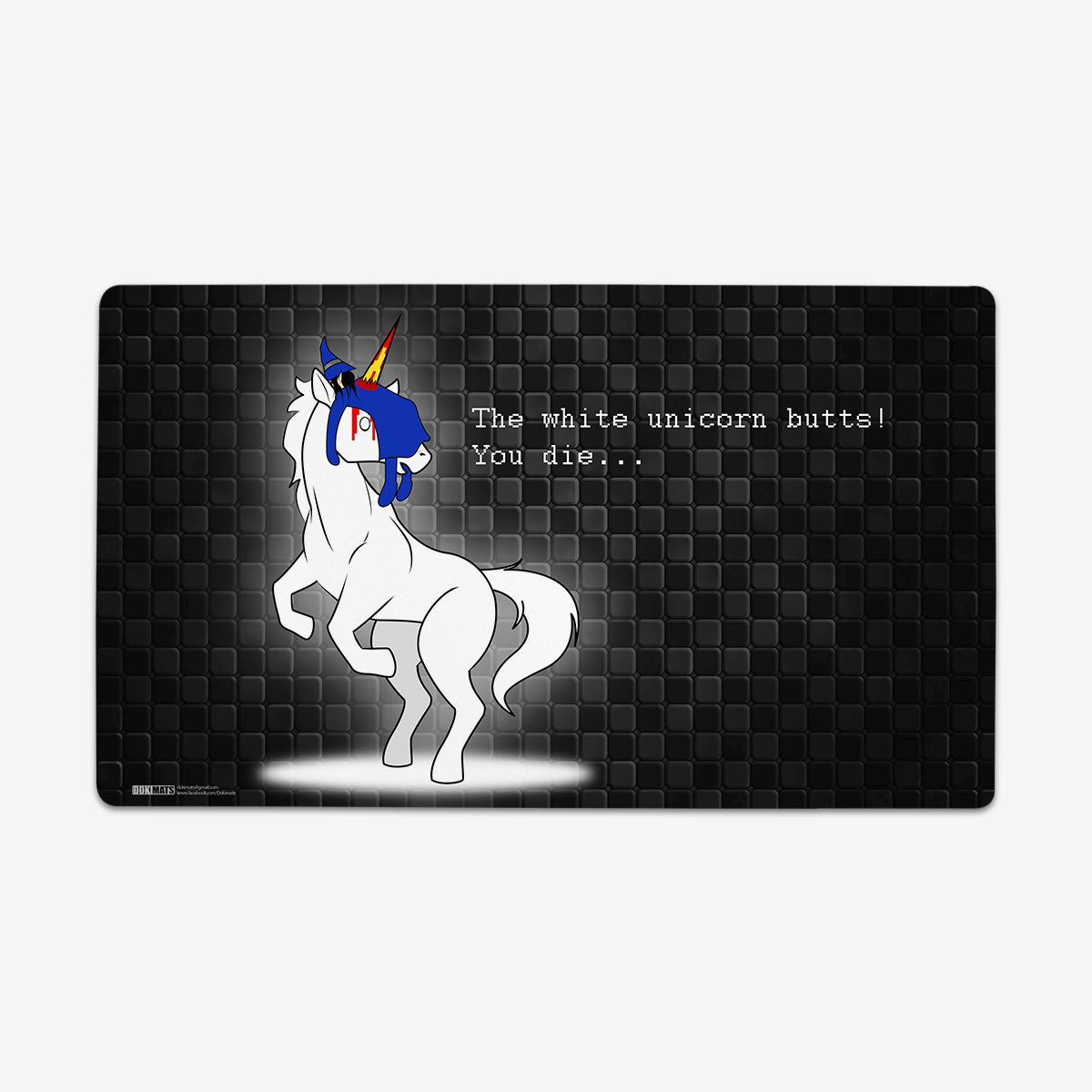 YASD - White Unicorn Butts Playmat - Premium Playmat from Inked Gaming - Just $34.99! Shop now at Game Crave Tournament Store