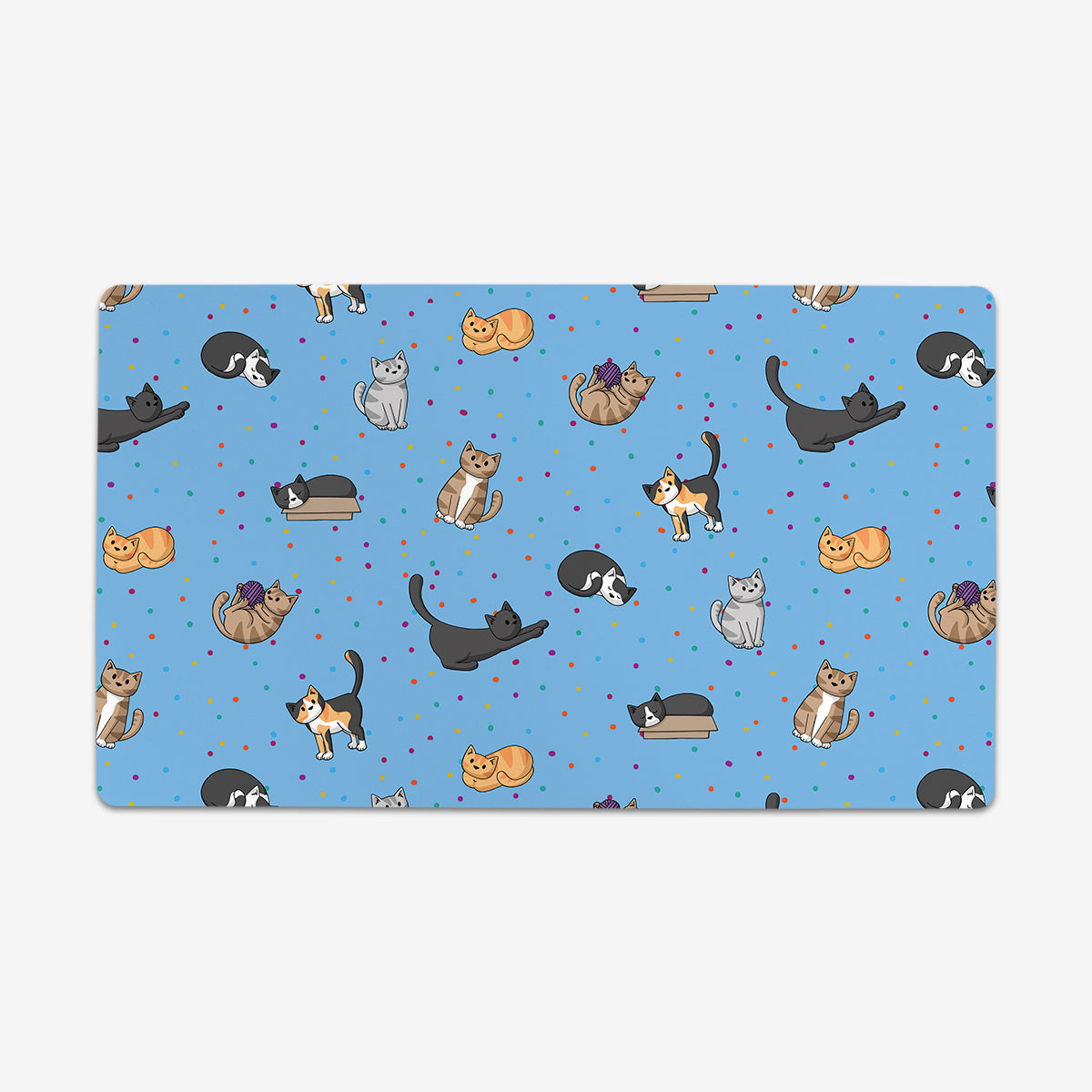 Spotty Cat Pattern Playmat - Premium Playmat from Inked Gaming - Just $34.99! Shop now at Game Crave Tournament Store