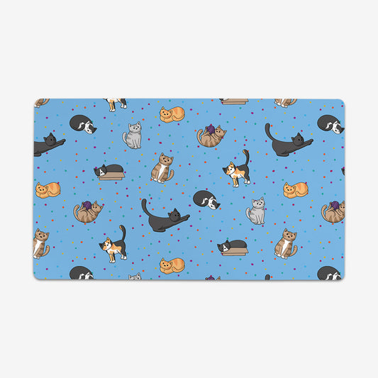 Spotty Cat Pattern Playmat - Premium Playmat from Inked Gaming - Just $34.99! Shop now at Game Crave Tournament Store