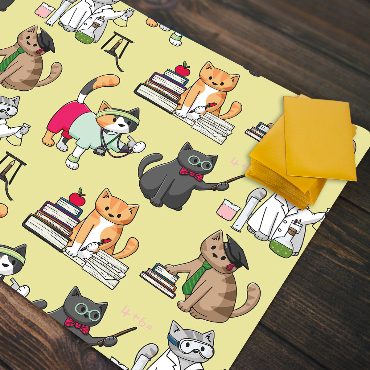 Teacher Cats Playmat - Premium Playmat from Inked Gaming - Just $34.99! Shop now at Game Crave Tournament Store