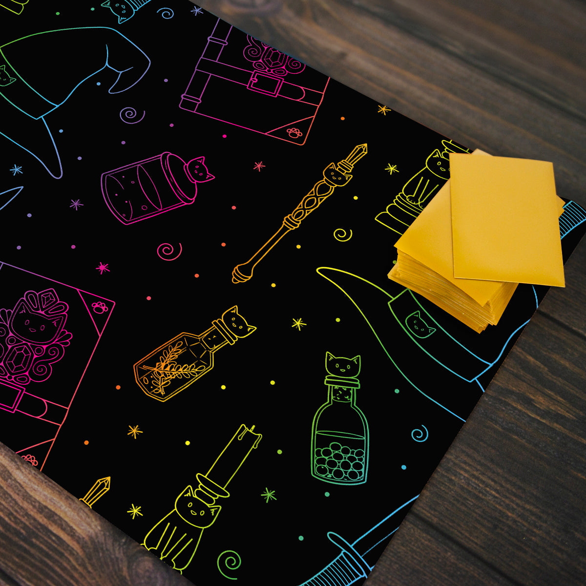 Witchy Witchy Playmat - Premium Playmat from Inked Gaming - Just $34.99! Shop now at Game Crave Tournament Store