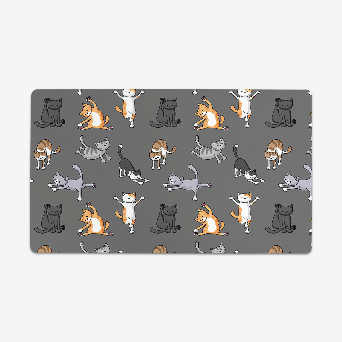 Yoga Cats Playmat - Premium Playmat from Inked Gaming - Just $34.99! Shop now at Game Crave Tournament Store